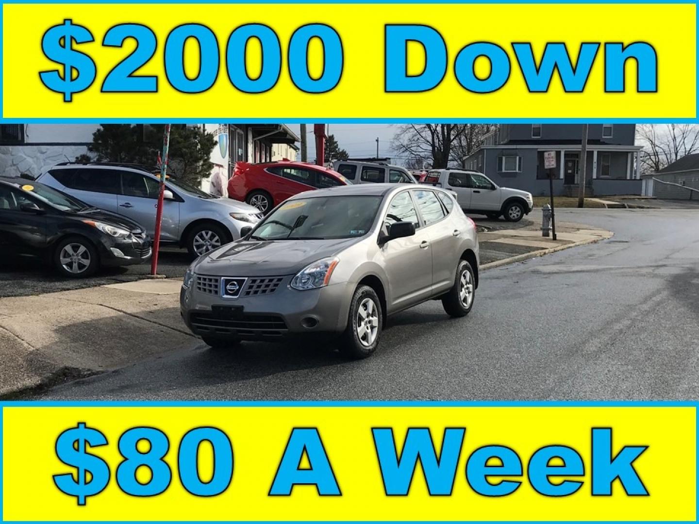 2009 Silver /Black Nissan Rogue S (JN8AS58T19W) with an 2.5 V4 engine, Automatic transmission, located at 577 Chester Pike, Prospect Park, PA, 19076, (610) 237-1015, 39.886154, -75.302338 - Photo#0